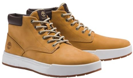 Timberland Maple Grove Leather Chukka Men's Lace-Up Boots, Wheat, 7 UK