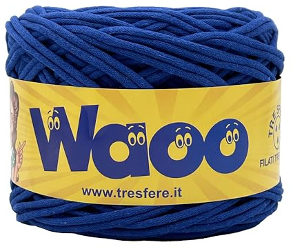 fettuccia Waoo per borse in cotone ecologico a 500g-100m colori e spessori sempre regolari per realizzare le tue borse in tranquillita (bluette - 46)