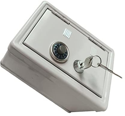 DOITOOL 1 Stück Karton Münzglas Schweinchen aus Metall Geld kann Kinderspielzeug Spielzeuge Sparschwein aus Metall Schreibtisch Spielzeugset Sparbüchse Container Kleinkind Münze Weiß