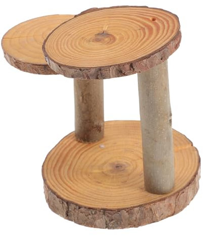 Cabilock Multi-layer Wooden Cake Stand Rustic Wedding Decor Dessert Display Stand Decorative Fruit Holder