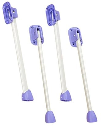 LOVIVER 4pcs Klapptisch Beine falten einfacher Installation Home DIY -Projekt, 34 Cm