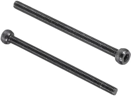 PATIKIL 50Pz M3 x 45 mm Viti a Testa Cilindrica con Esagono Incassato | 12.9 Acciaio Al Carbonio, Viti Brugola Kit Bulloni a Testa Esagonale Trattamento Nero Ossido, Filettatura Completa