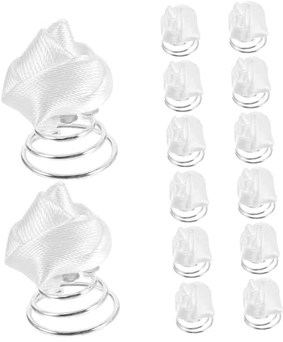 WOFASHPURET 12pièces Épingles à Cheveux Spiralées Pour Femmes Accessoires Capillaires Mode Avec Roses Parfaites Pour Chignons Et Coiffures Élégantes