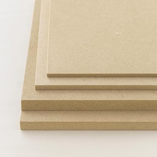 Signalétique.biz France - Panneau bois mdf 50x80 cm (500x800 mm) - Épaisseur 3 mm - Planche de bois, plaque pour bricolage, déco, maquette, DIY