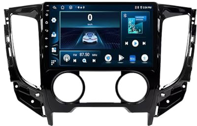 Autoradio Android 13 per Mitsubishi L200 5 2015 2016 2017 2018 2019 In-Cell 9 pollici touch scree autoradio con FM RDS 2 DIN radio GPS WIFI SWC telecamera posteriore BT USB Wireless Carplay (2+32G)