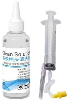 Solución de Limpieza de 100 ml, Tinta líquida a Base de Agua, Limpiador de Cabezales de impresión, Tinta pigmentada/sublimación for impresoras H/*P C/no B/Otras