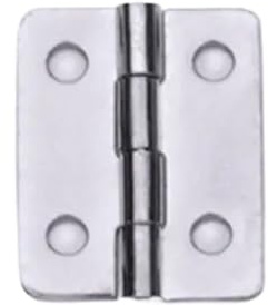 1PC Hardware in acciaio inossidabile con rotazione a 360 gradi della cerniera del perno porta rotante(Black)