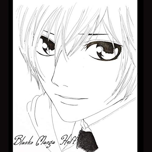 BLANKO MANGA HEFT: Comic Heft mit mehr als 40 verschiedenen Vorlagen zum Zeichnen des eigenen Manga | Quadratisches Format 8,5 x 8,5 | Comicbuch Motiv Graphic Boy