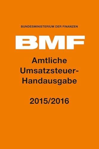 Amtliche Umsatzsteuer-Handausgabe 2015/2016