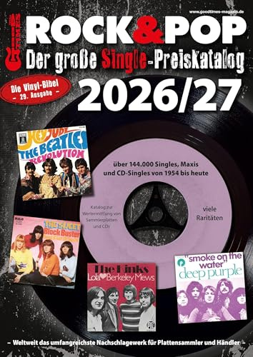 Der große Rock & Pop Single Preiskatalog 2026/27