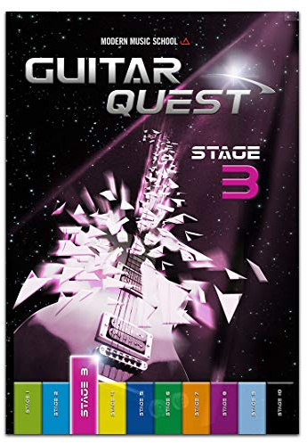 Guitar Quest Stage 3: Gitarrenschule Anfänger. Spielend leicht Gitarre lernen. Gitarrenbuch / Songbuch mit Bonus-Material (DEU)