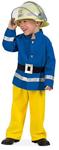 KarnevalsTeufel.de Kinderkostüm Feuerwehrmann - Feuerwehr kleiner Held (116)