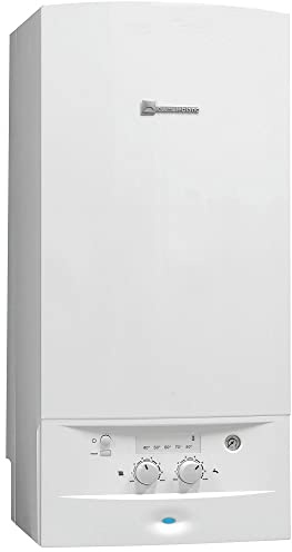 ELM LEBLANC-Chaudière murale gaz basse température mixte ACLEIS 24kW cheminée classe énergétique B C Réf NGLM 24-7XN 7716705075
