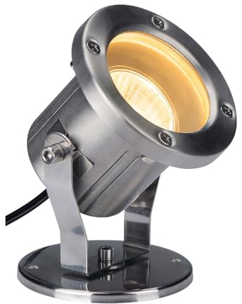 SLV NAUTILUS Lampa rostfritt stål 316 silver, 10,5 x 9,5 x 9,5 cm