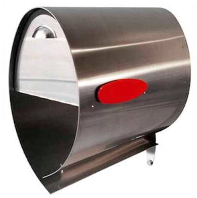 Spira Stainless Steel Mailbox SPA-M001SS - 10W x 18-1/4D x 17-1/2H, Stainless