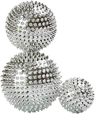 D DOLITY 3 Stück Magnet Massageball Akupressurkugeln Igelball Fußmassage Faszienball für Fußgewölbe & Hacken, Stressreduzierung & Entspannung durch Triggerpunkt-Therapie inkl. Verschiedene Maße