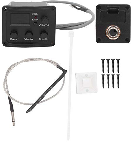 Ukulele Pickup EQ Tuner mit LED-Anzeige 3-Segment Equalizer Musikinstrument Zubeh?r f¨¹r UkulelenliebhaberYuri equalization pickup
