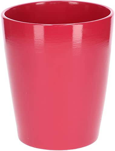 KOTARBAU® Pot de fleurs en céramique pour orchidées, hauteur : 150 mm, diamètre : 120 mm, rose