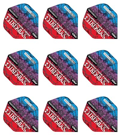 RED DRAGON Player Hardcore Dart-Flüge - 3 Sätze pro Packung (insgesamt 9 Dart-Flüge)