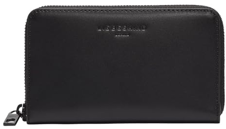LIEBESKIND Berlin Paper Bag Carter Frieda Ziparound Wallet Black