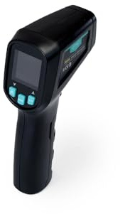 Gino D'Acampo Digital Infrared Thermometer with Cloth Sleeve Bag - Quick and Accurate Temperature Readings for Cooking, Grilling, and Baking