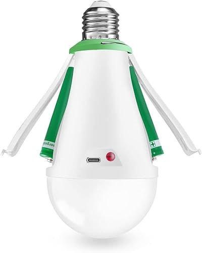 XUPHINX Bombilla De Luz De Emergencia Recargable E27, 20W, Iluminación De Respaldo, Funciona Con Batería, Corte De Energía, Iluminación De Camping