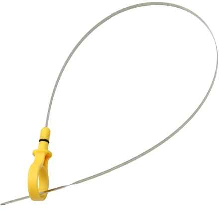 QUARKZMAN Varilla Medidora De Aceite Para Ford Focus 13-18 1Pc | Color Amarillo Y Plateado, Material Metal Y Plástico, Tamaño 59.5X3.4Cm, Número Oe Cj5E-6750-Ab