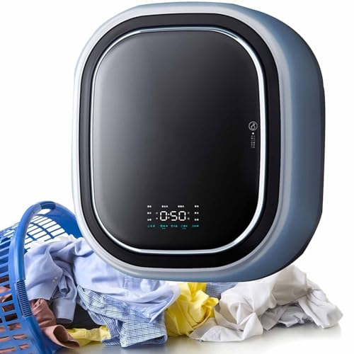 DDZJTPP Fully Automatic 3kg Capacity Front Load Washing Machine, Electric Compact Washing Machine, High Temperature Boiling Washing, for Bathroom, Kitchen