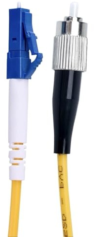 Ponticello in fibra ottica da 1-100 m LC-SC-ST-FC Cavo patch monomodale UPC Cavo di prolunga simplex da quadrato a rotondo FTTH ottica SM(1M,LC-FC)