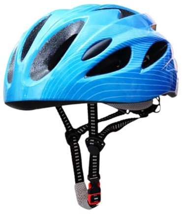 Dickly Fahrradhelm für Kinder, Kinderfahrradhelm, Trendiger Rennradhelm für Jungen und Mädchen, Sporthelm zum Reiten, Klettern, Blau