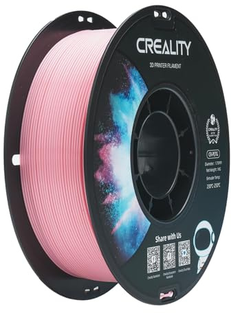 Creality Filamento PETG 1.75mm para impresión 3D, Excelente Dureza, Alta Precisión, Sin Olor y Tóxico, A Prueba de Humedad, Filamento PETG Brillante de 1kg para Impresora 3D