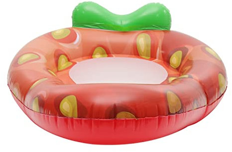 VICASKY Aufblasbares Schwimmkissen Für Erwachsene PVC Pool Schwimmer Mit Fruchtmuster Strapazierfähiges Wasserspielzeug Für Poolpartys Und Schwimmbecken