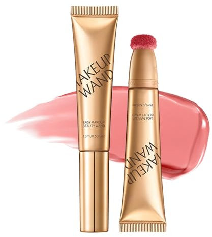 Highlighter Contour Blush Pack Liquido, Rubores Iluminadores De Contorno Líquidos Varitas De Belleza Para Mujeres, Rubores En Barra Cremosos Y Suaves Para Rostro Maquillaje Ligero(Blush Wand A01)