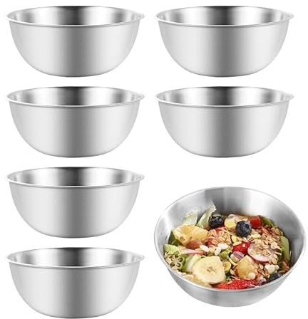 Velicber 3 Piezas Cuencos para Mezclar, Ensaladera de Acero Inoxidable Con Tapas, 2.1L/1.2L/0.7L Cuencos Mezcladores de Acero Inoxidable, aptos para Lavavajillas, para Preparar, Servir y Cocinar