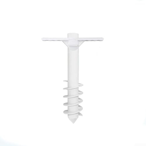 Lot de 2 porte-parapluies d'extérieur à 5 spirales - Stabilité pour les papas - Matériau ABS - Crochets en plastique