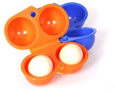 HOLIDYOYO 2 pezzi Uova Portatile Scomparti in Plastica PP Durevole Scatola Uova per e Picnic Custodia Protettiva per Trasporto Sicuro
