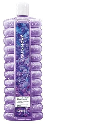 AVON SENSES Espuma de Baño Lavender Calm, Aroma Relajante de Lavanda, 1000ml