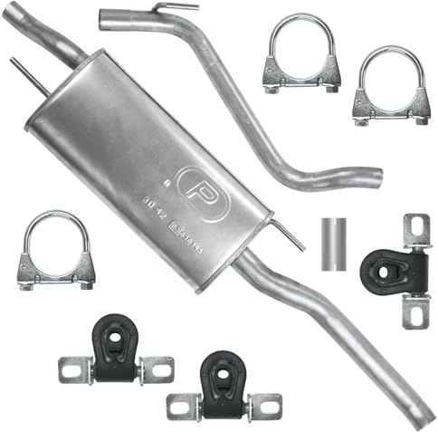 POLMOstrow Auspuff für VW Golf 3 III 1993-1999 | Endtopf, Motoren: 1.4 - 1.6 - 1.8 - 1.9 D | Kombi