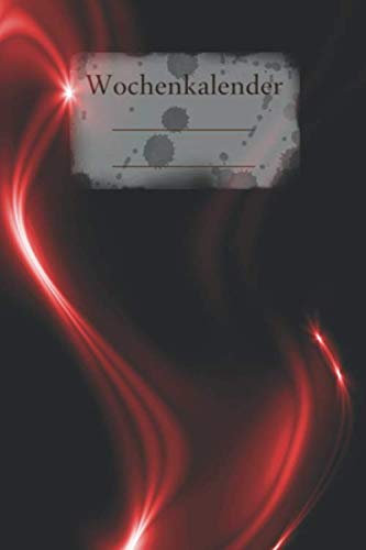 Wochenkalender: A5+ Format (6 x 9 Zoll) | Design K001 | Planer mit 2 Seiten pro Woche | 120 Seiten | perfekt für die Tasche | Zeitlos mit Zeitfeld auf dem Buchrücken