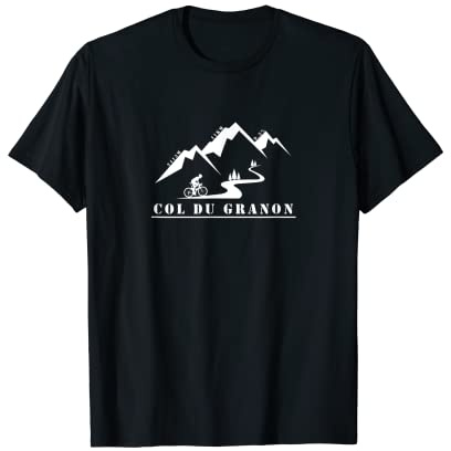 Col du Granon, Vélo, France, Alpes, Tour, Cyclisme T-Shirt