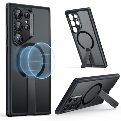 ESR Samsung Galaxy S24 Ultra Case with Stand Compatible with MagSafe Magnetic Case for Samsung Galaxy S24 Ultra 3 Stand Modes Military Standard Protective Case Cover