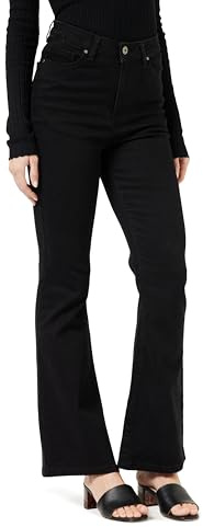Joe Browns Damen Essentials Black Bootcut Schlagjeans, Schwarz, 12R, Schwarz, 38