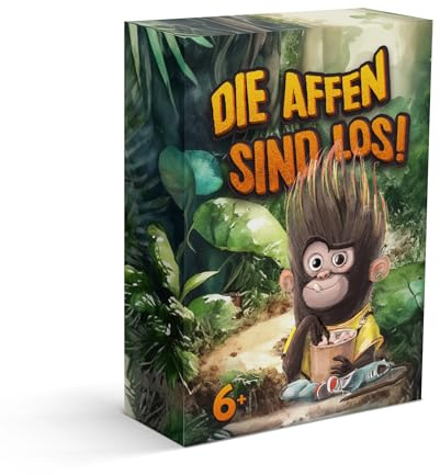 Die Affen sind los! Das lustige Gesellschaftsspiel für die ganze Familie • Reisespiel, Kindergeburtstag, Familienspiel