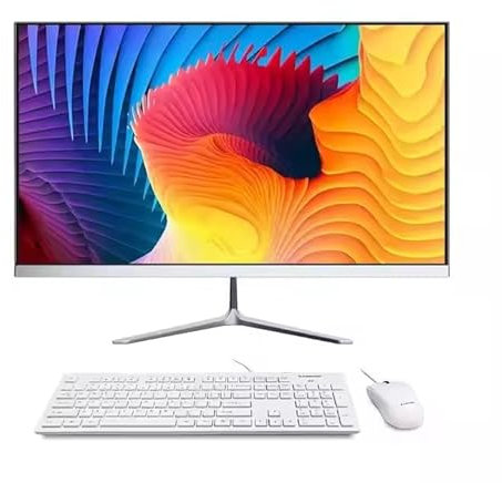 Elepad All-in-One, Intel Core i5-12450H, 16GB LPDDR4 RAM, 256GB SSD, 23.8 Display FHD IPS, 1920 * 1080, Wi-Fi 6, 2W Integrated Audio, Windows 11, Non-Touch, White