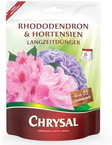 Chrysal Langzeitdünger für Rhododendron und Hortensien - 700 g Standbeutel