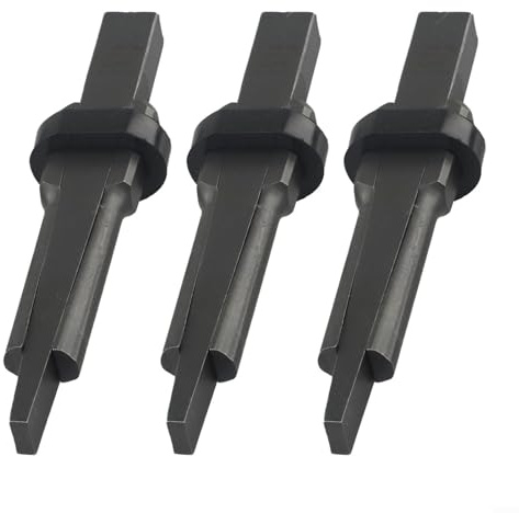 Paquete de 3 cuñas de metal de 23 mm, perfectas para dividir piedras de roca y hormigón