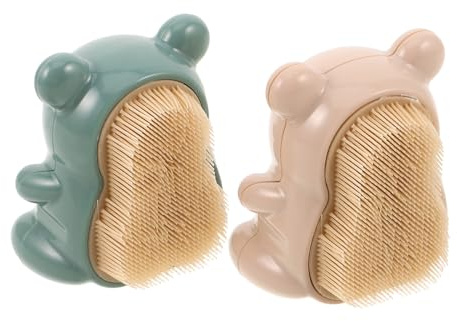 Healvian 2pcs Nail Cleaning Brush for Boy Girl Boys and Girls Finger Nails Scrubbing Cleaning Small Brushes Material for Shower Bath
