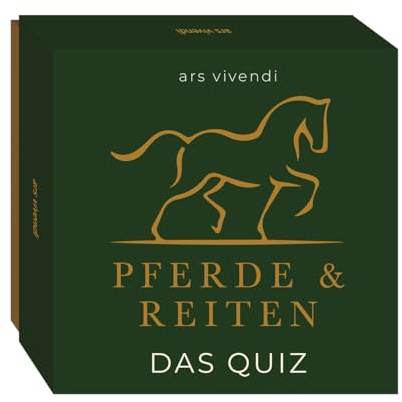 Pferde-Quiz: Das Wissensspiel für Reiter & Pferdefans – mit Fragen zu Reitstilen, Pferderassen, Pflege & Turnieren. Ideal für Spieleabende, Reitvereine & als Geschenk