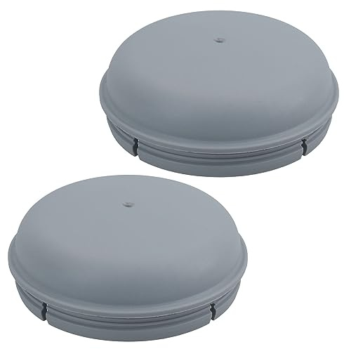 AB Tools 2 x Stopfen moyeu Kunststoff grau Staub fett Deckel Turnus 76mm für Anhänger IFOR Williams