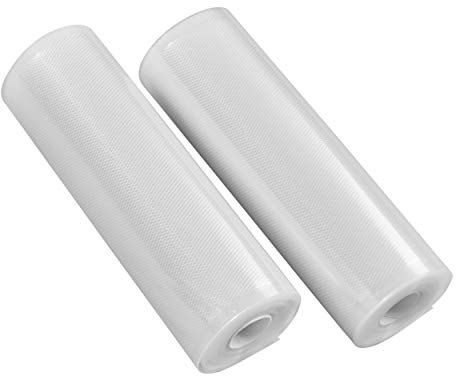 Leifheit Vakuumrollen 20 x 600 cm, zuschneidbar für Sous Vide | Reißfest, BPA-frei, koch-, gefrier- und mikrowellengeeignet, für Leifheit und viele Vakuumierer, inkl. 56 Etiketten